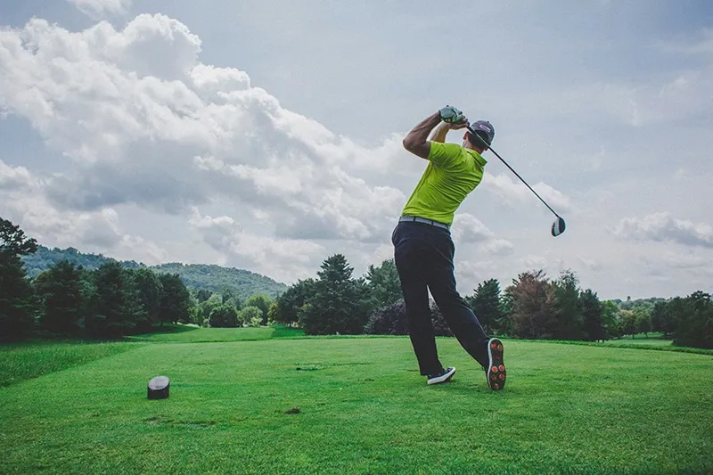 Fairway at a golf course near Grass Valley, California